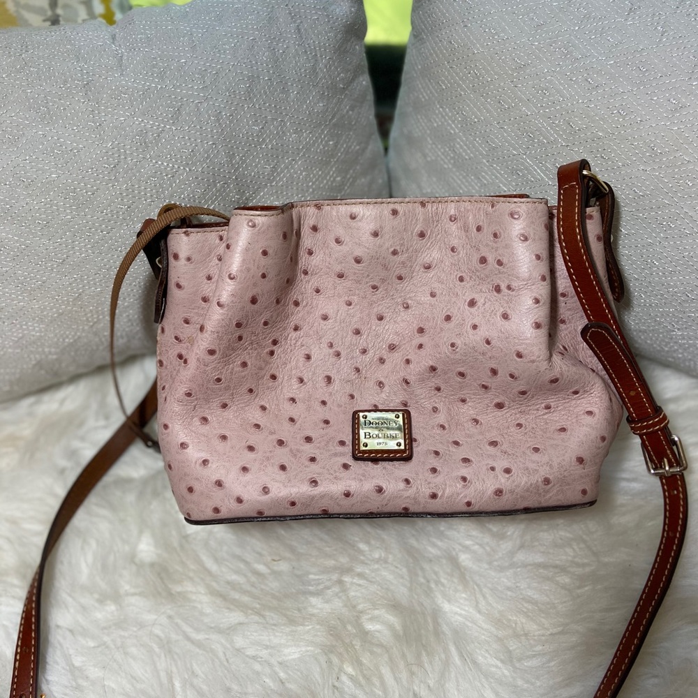 Dooney and Bourke Ostrich Mini Barlow Crossbody